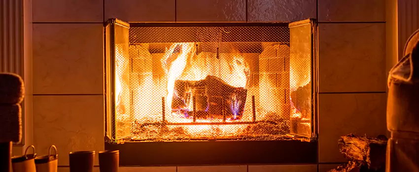 Mendota Hearth Landscape Fireplace Installation in Coachella, California