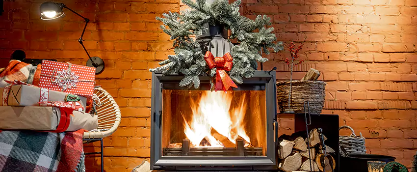Travis Industries Linear Gas Fireplace Installation in Coachella, California